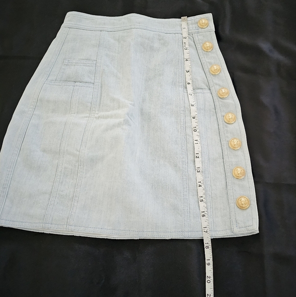 Balmain Women's Denim Skirt - Picture 11 of 16